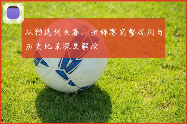 从预选到决赛：世锦赛完整规则与历史纪录深度解读